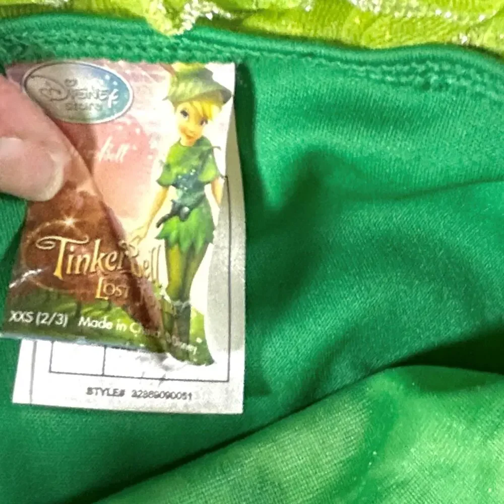 Disney Green Tinker Bell Baby Costume Dress